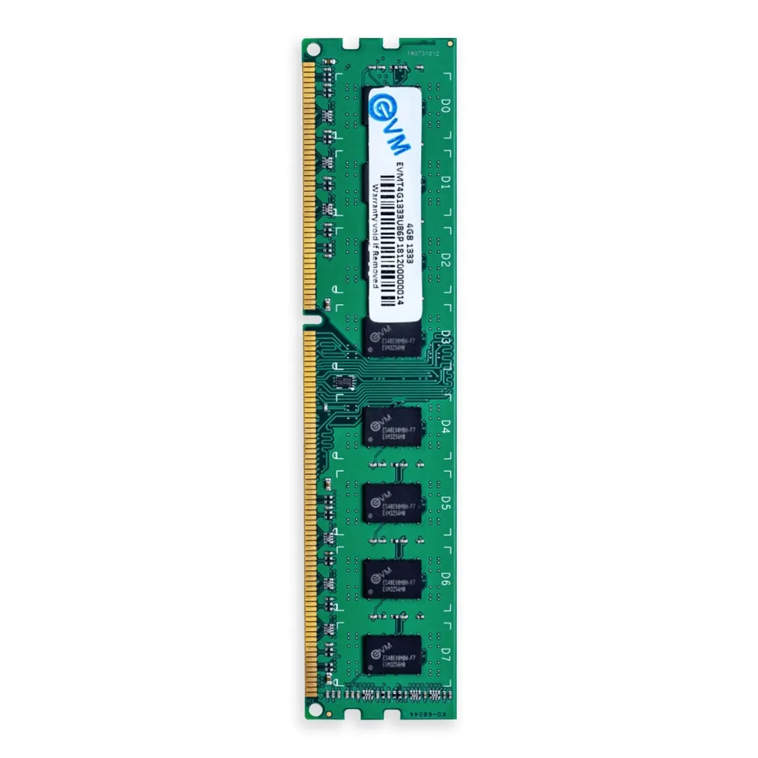 EVM Desktop Ram 4GB DDR3 1333Mhz view 2